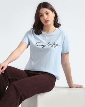 Women Graphic Print Regular Fit Round-Neck T-Shirt