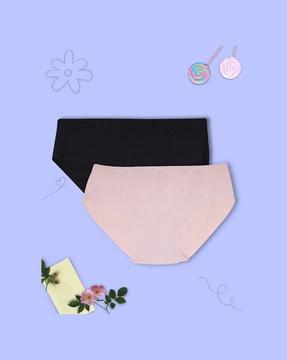 Pack of 2 Panties with Elasticated Waistband