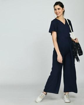Regular Fit Jumpsuit with Insert Pockets