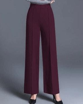 women-relaxed-fit-pants-with-elasticated-waist
