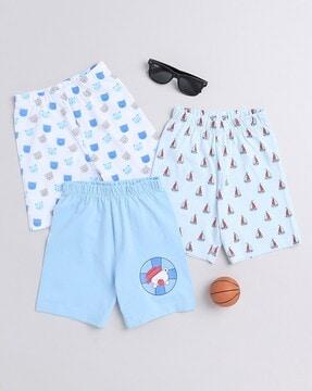 Boys Pack of 3 Printed Shorts