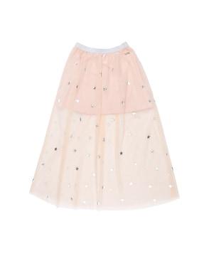 Embellished Skirt with Elasticated Waist