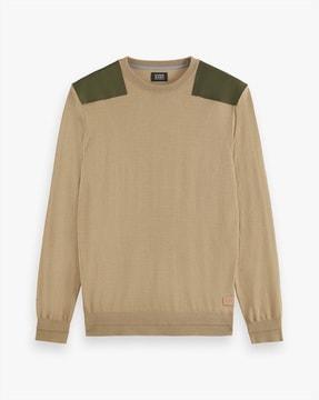 crew-neck-sweatshirt-with-nylon-details