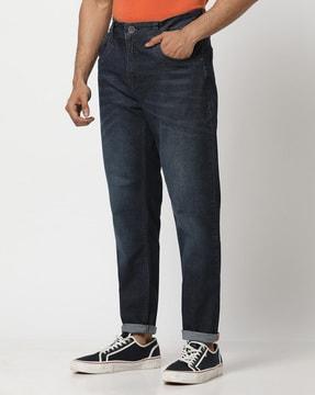 Men Ankle-Length Skinny Fit Jeans