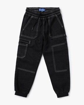 Boys Lightly Washed Jogger Jeans