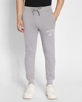 Men Joggers with Placement Print