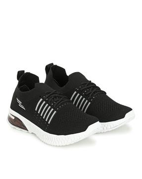 Boys Panelled Lace-Up Running Shoes