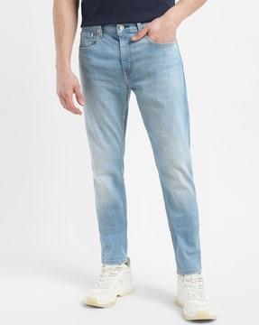 Men Heavily Washed 512 Tapered Fit Jeans