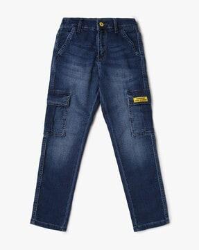 boys-mid-wash-straight-fit-cargo-jeans