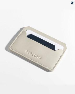 Card Holder with Brand Debossed