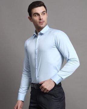 men-regular-fit-shirt-with-spread-collar