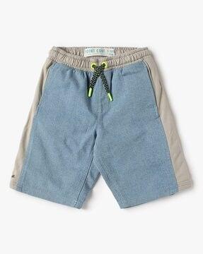 Boys Regular Fit Denim Shorts