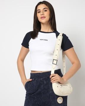 women-ribbed-relaxed-fit-round-neck-t-shirt