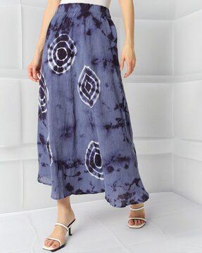 printed-a-line-skirt