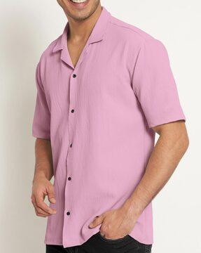 spread-collar-shirt-with-short-sleeves
