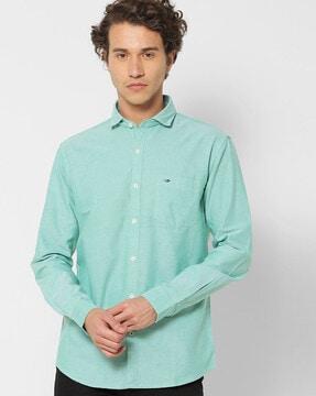 men-regular-fit-cotton-shirt-with-patch-pocket