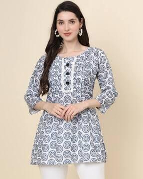 Women Printed Relaxed Fit Tunic