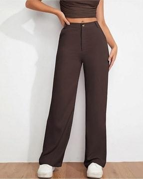 women-flat-front-straight-fit-trousers