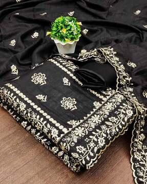 Women Embroidered 3-Piece Unstitched Dress Material