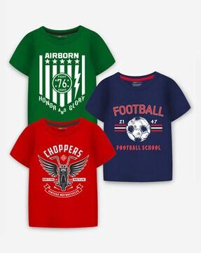 boys-pack-of-3-graphic-print-regular-fit-round-neck-t-shirts