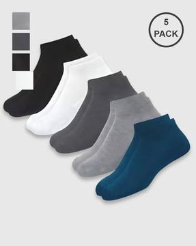 Men Pack of 5 Ankle-ength Socks