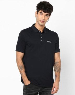 Solid Regular Fit Polo T-shirt