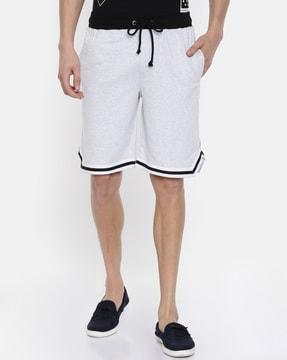 Flat-Front Shorts with Insert Pockets
