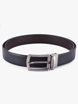 Genuine Leather Belt with Tang Buckle