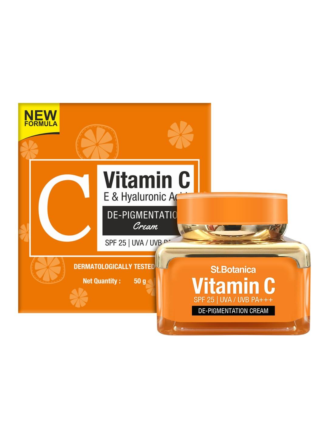 St.Botanica Vitamin C, E & Hyaluronic Acid DePigmentation Cream 50g