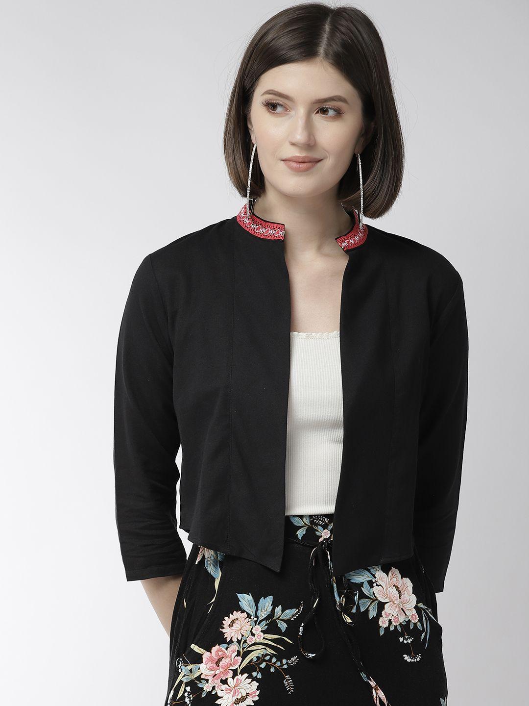 style-quotient-women-black-solid-cropped-open-front-shrug