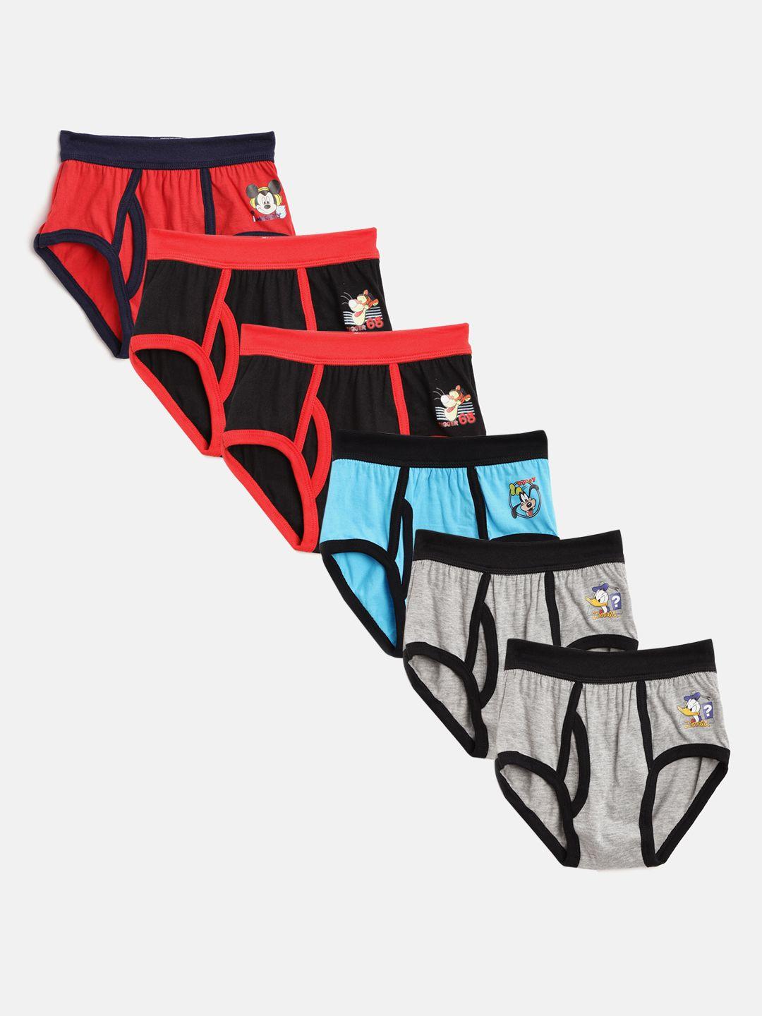 Bodycare Kids Boys Pack of 6 Assorted Briefs 307ABCDAB-65