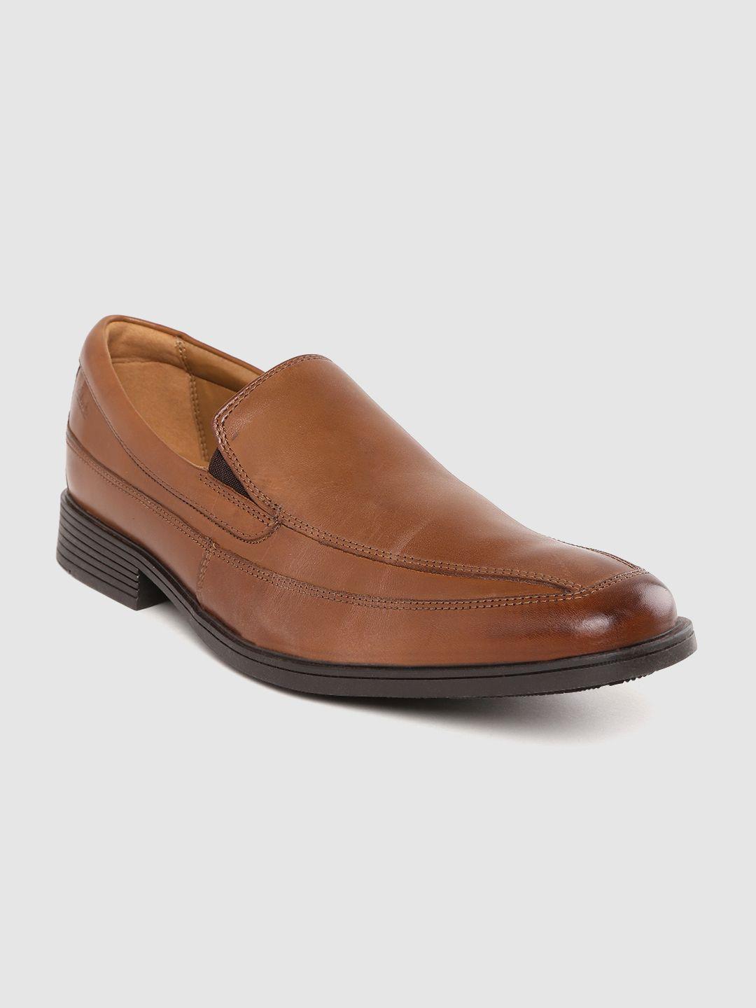 Collection by Clarks Men Brown Leather Formal Slip-Ons
