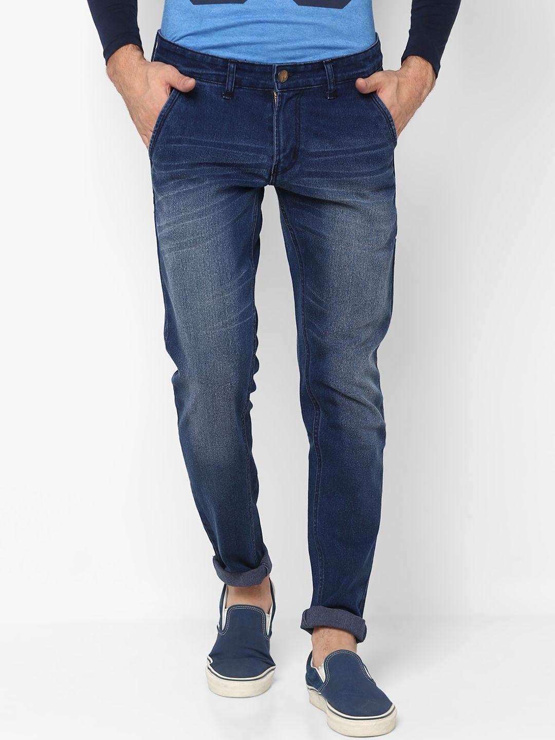urbano-fashion-men-blue-slim-fit-mid-rise-clean-look-stretchable-jeans