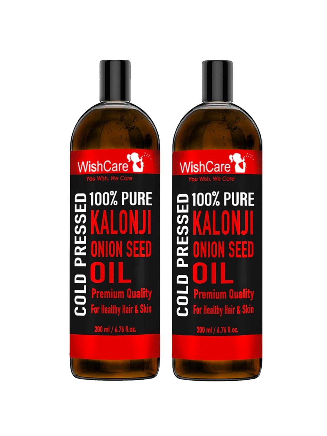 WishCare Pack of 2 Cold Pressed Kalonji Black Seed Oil - 200 Ml