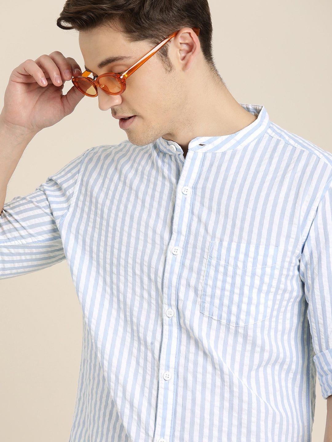 moda-rapido-men-blue-&-white-slim-fit-striped-casual-shirt