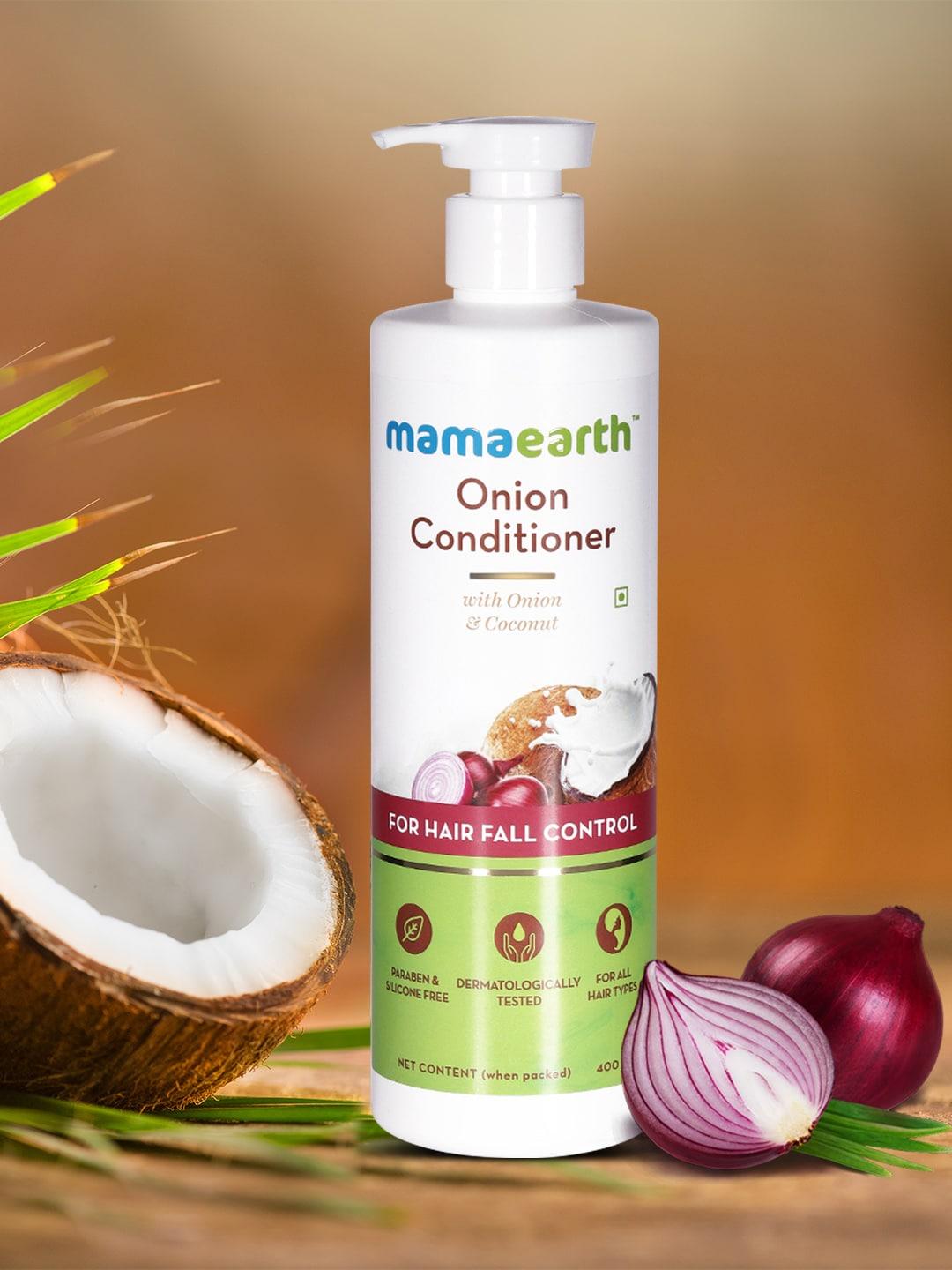 Mamaearth Hair Growth & Hair Fall Control Onion & Cocunut Sustainable Conditioner 400 ml