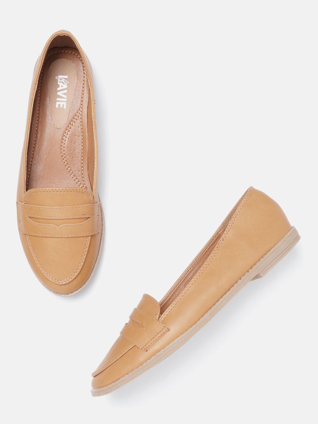 lavie-women-beige-solid-loafers