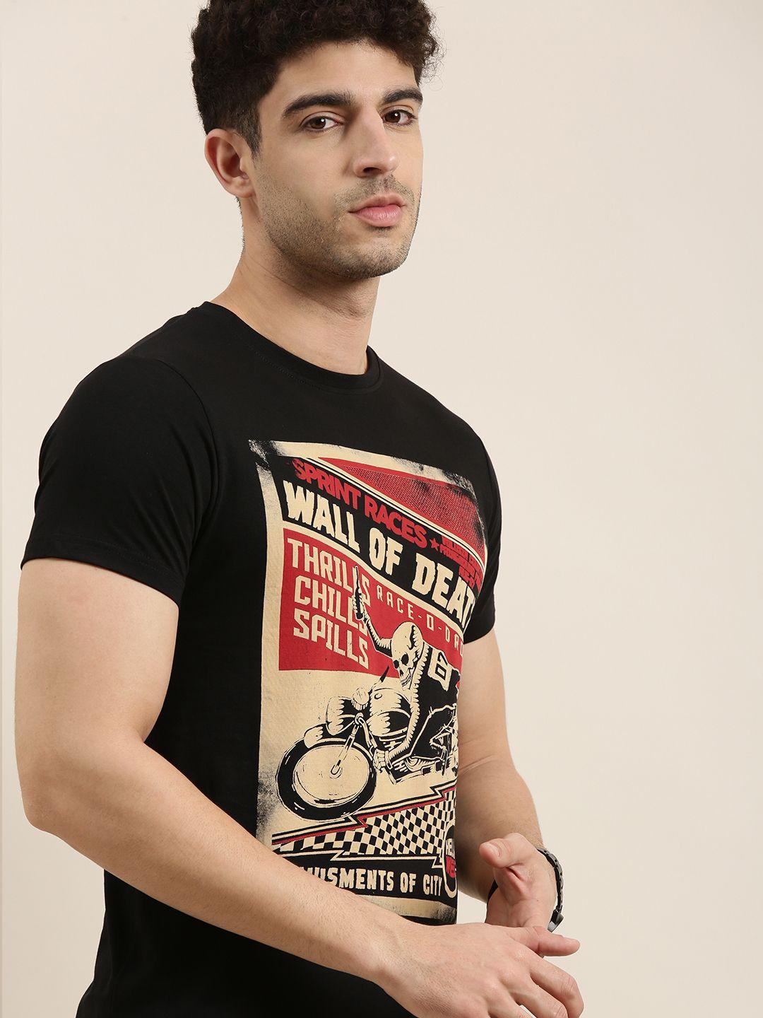 conditions-apply-men-black-printed-round-neck-pure-cotton-t-shirt