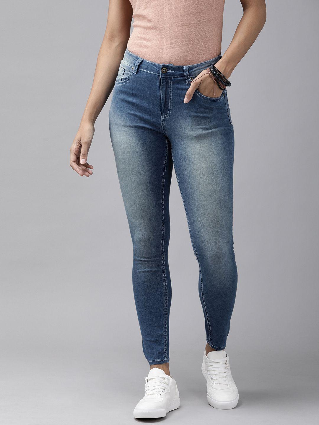 roadster-women-blue-skinny-fit-high-rise-clean-look-stretchable-cropped-jeans