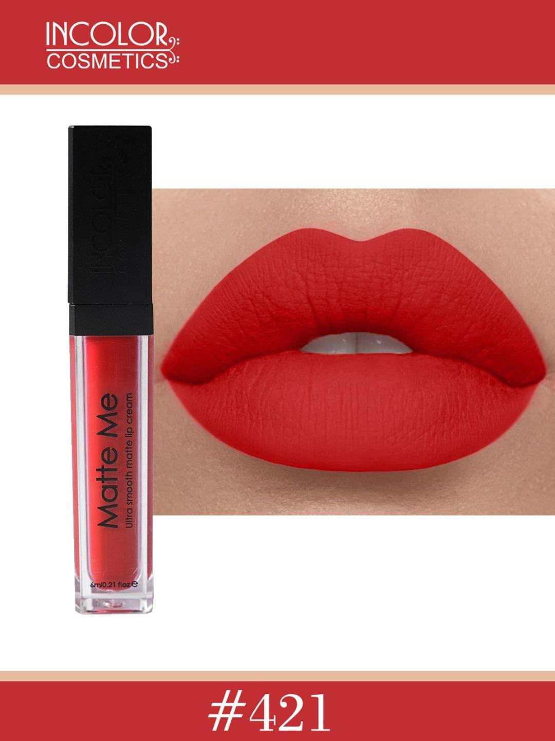 incolor-red-matte-me-421-lip-gloss-6-ml