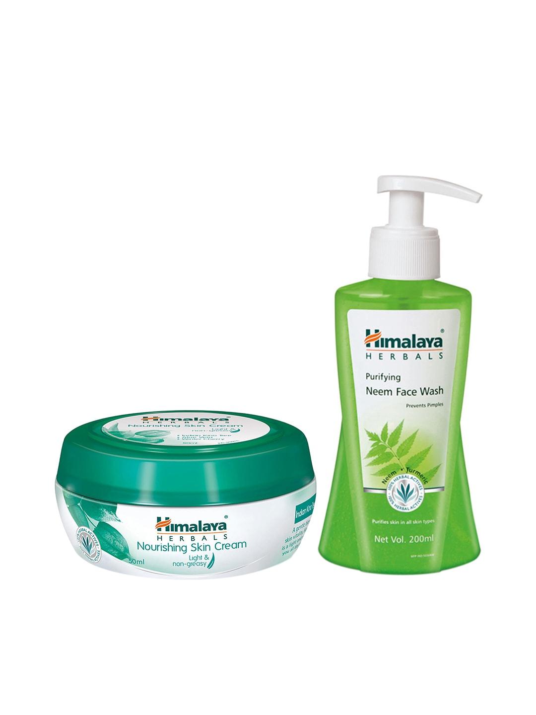 Himalaya Set of Nourishing Skin Cream & Purifying Neem Face Wash