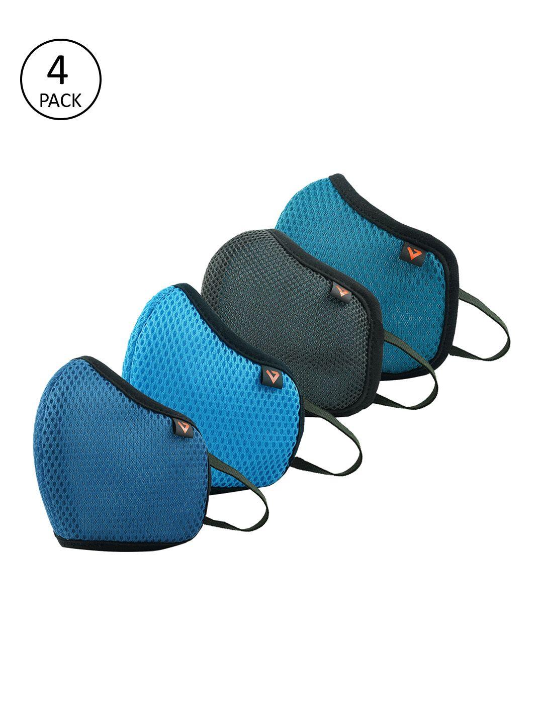 THe VerTicaL Unisex 5 Pcs 4 Ply Reusable Protective Outdoor Masks