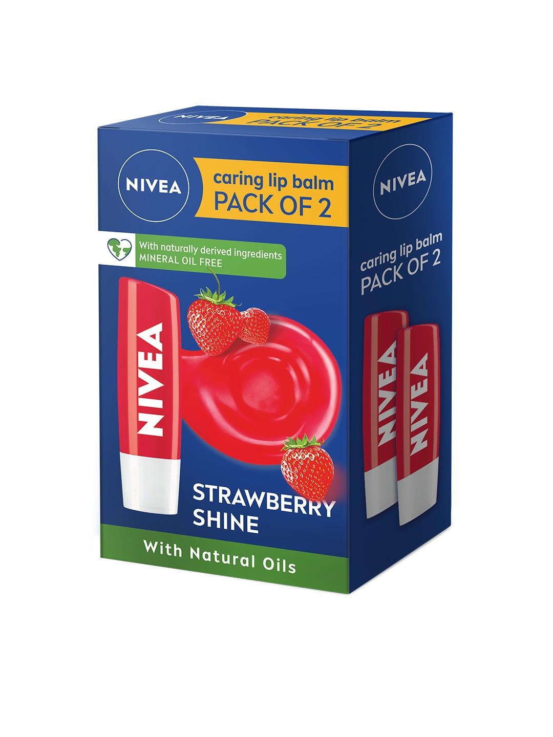 nivea-set-of-2-24-hr-melt-in-moisture-lip-balm---strawberry-shine
