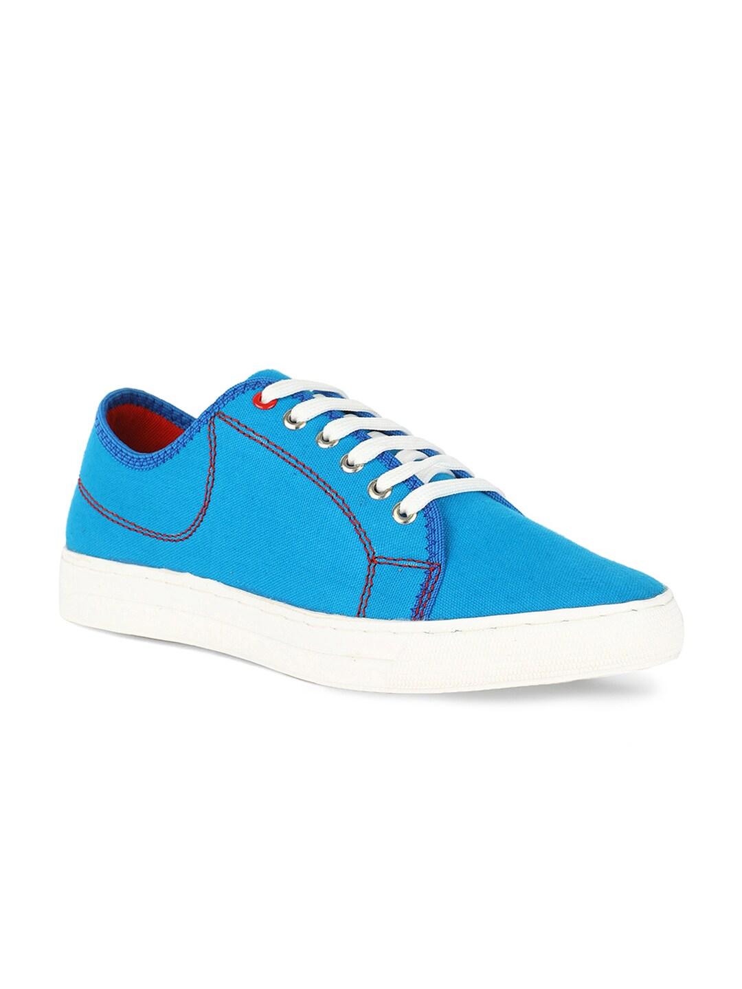 Khadims Men Blue Solid Sneakers