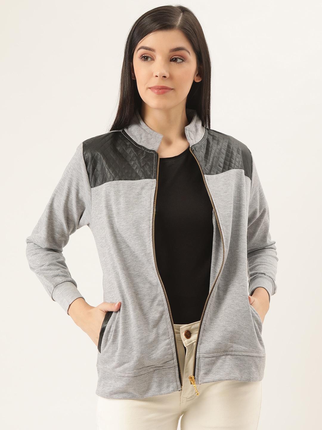belle-fille-women-grey-melange-solid-tailored-jacket