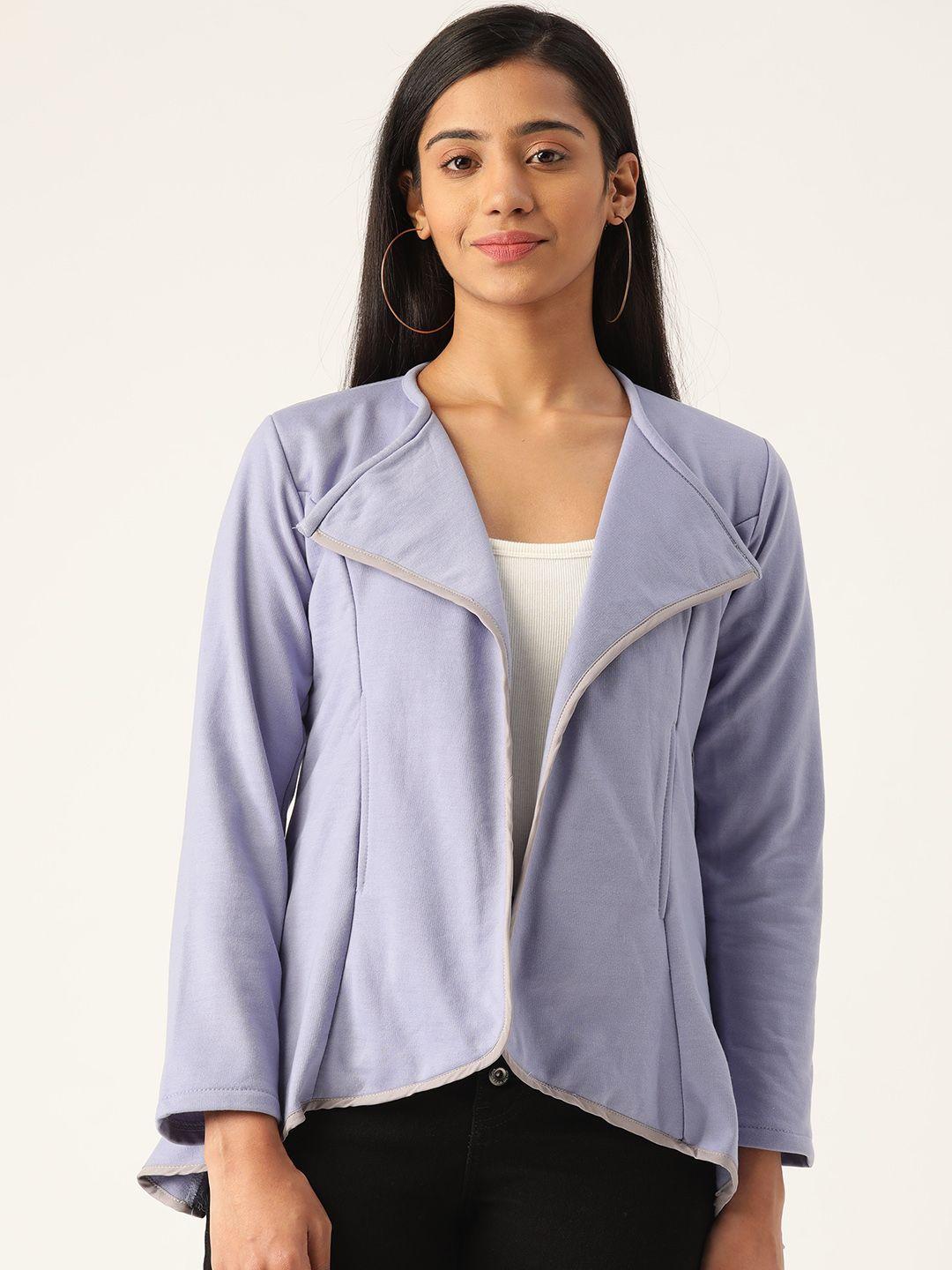 belle-fille-women-lavender-solid-open-front-jacket