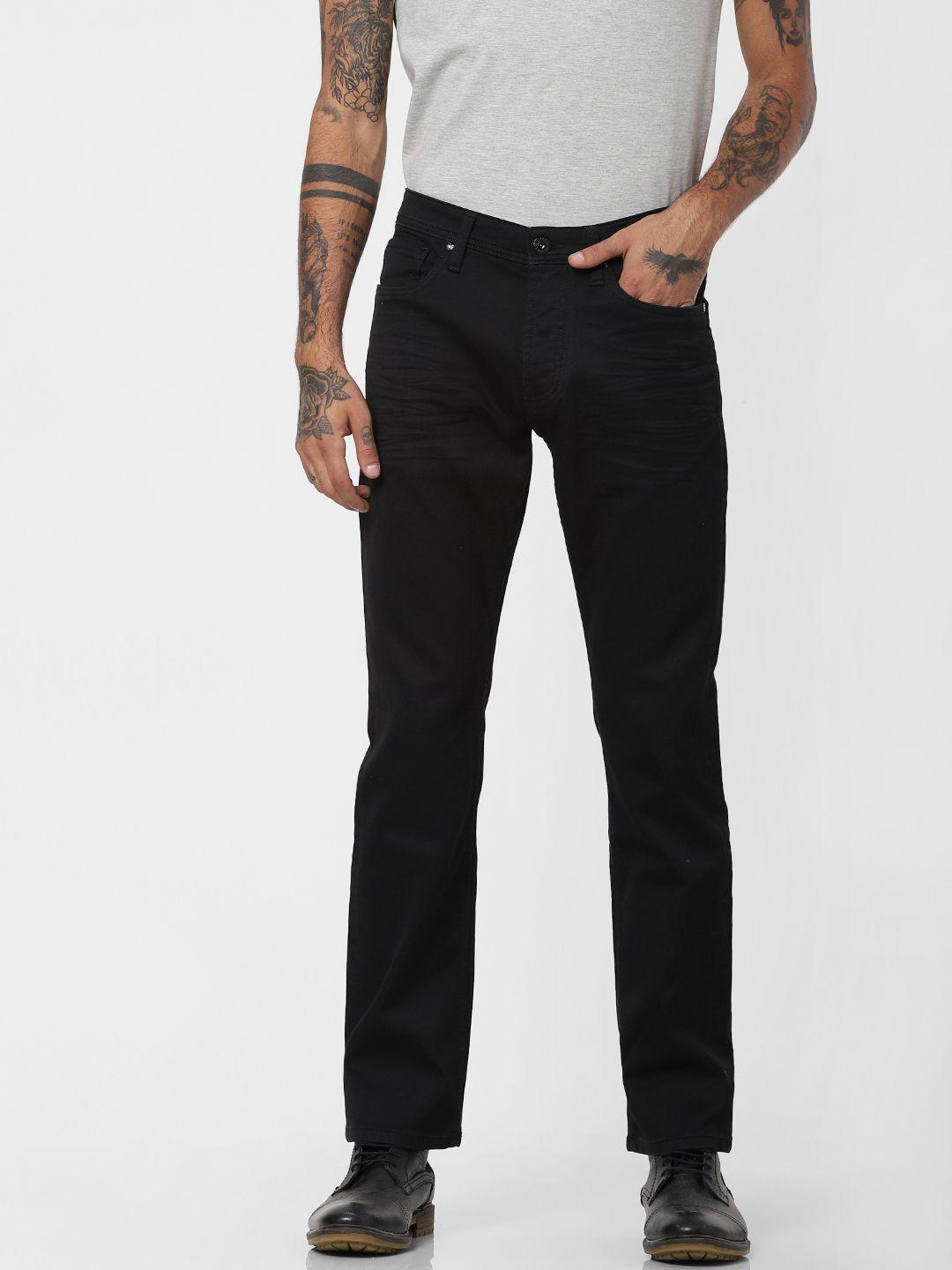 jack-&-jones-men-black-clark-regular-fit-low-rise-clean-look-jeans