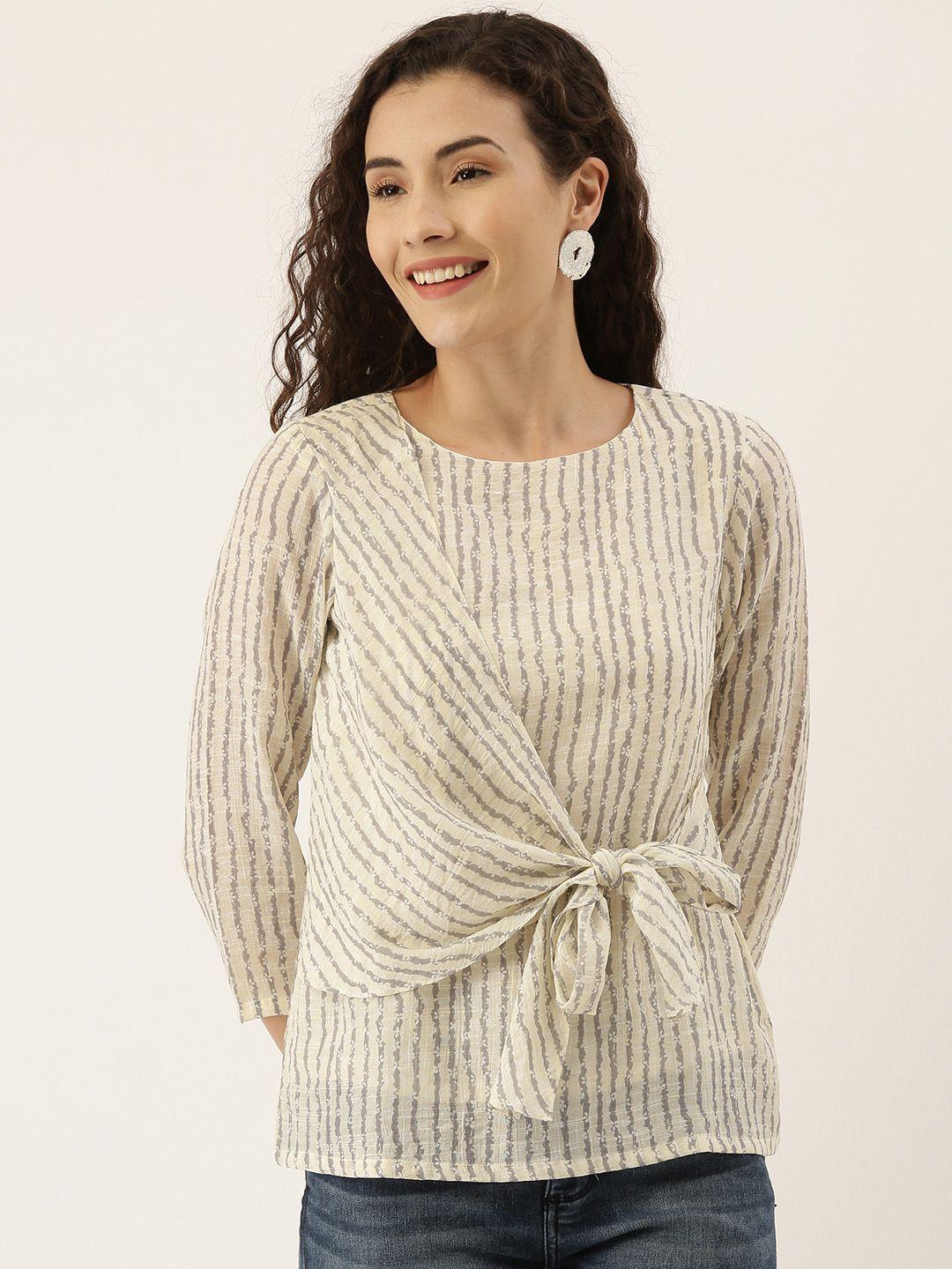 and-women-off-white-striped-top