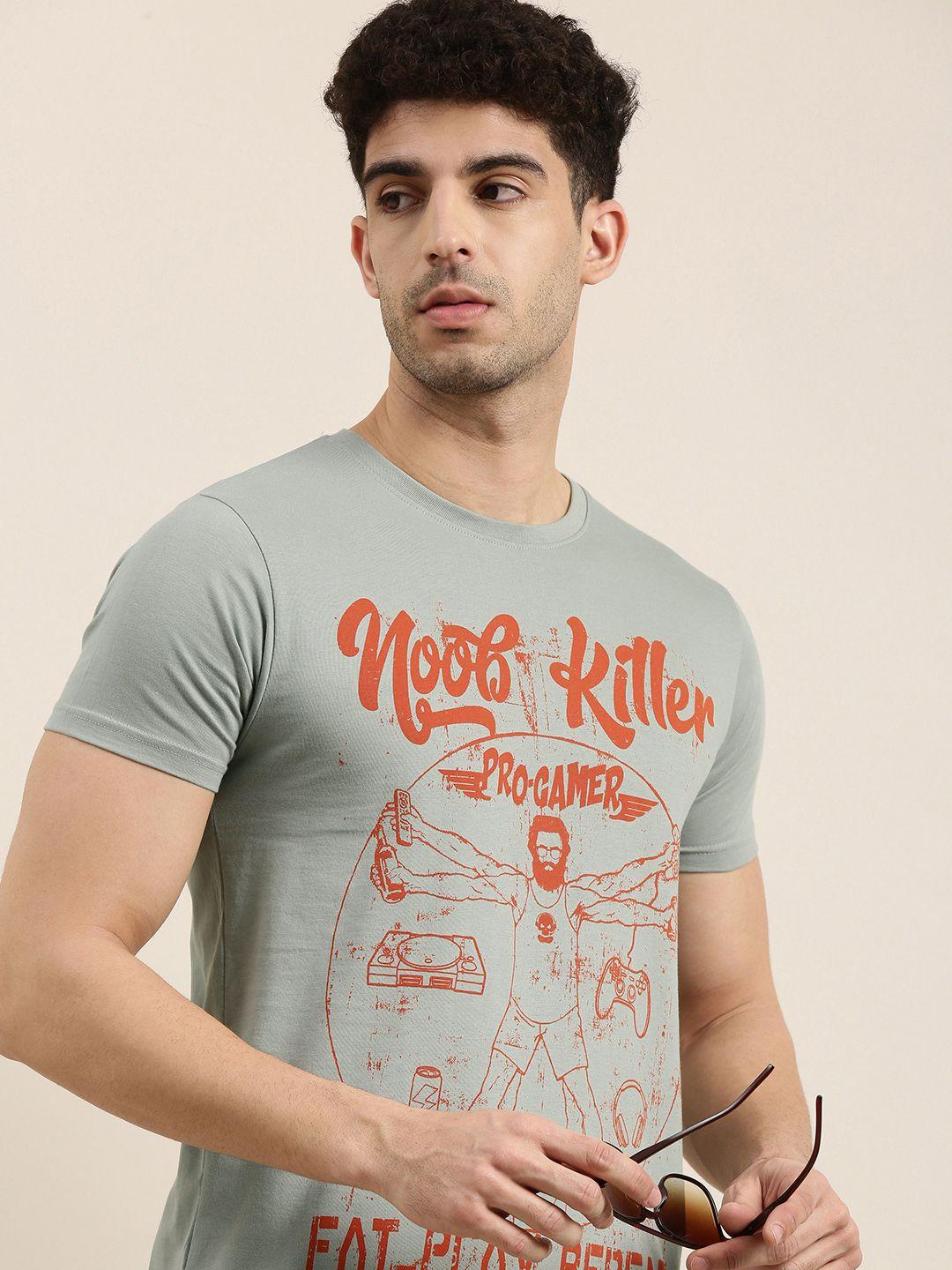 conditions-apply-men-grey-printed-round-neck-t-shirt