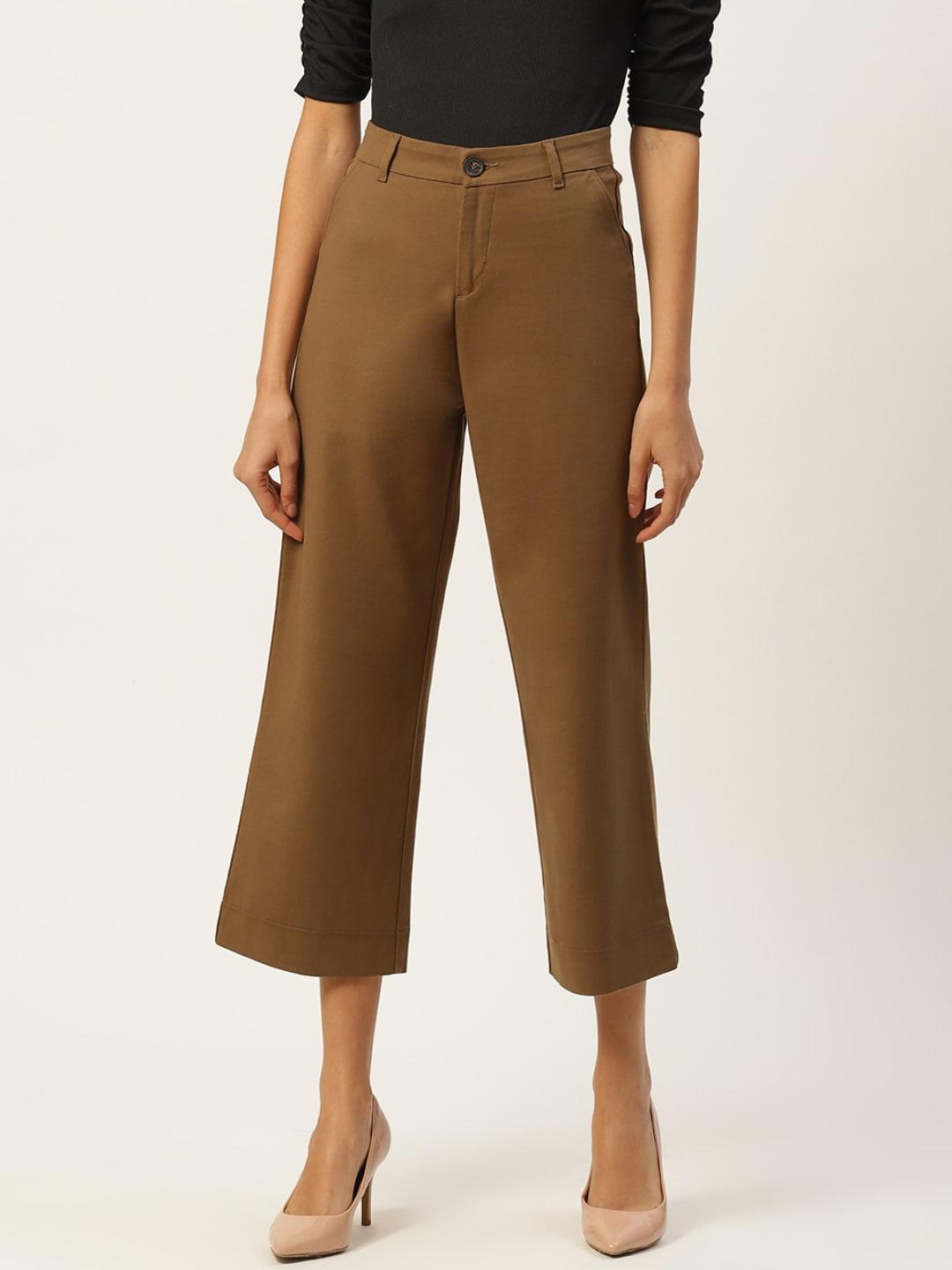 xpose-women-brown-solid-high-rise-cropped-parallel-trousers